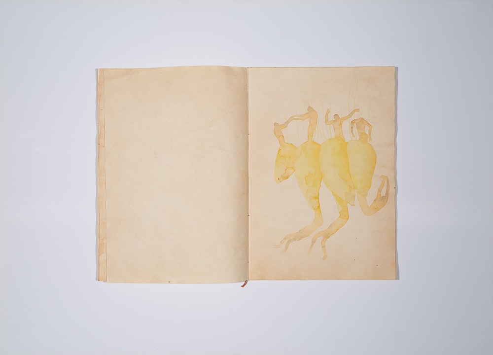 20.Maryam Mohry, Yellow Book, Water color on paper, 29.5×20.5 cm, 2018 & 2019